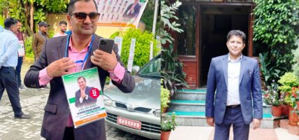 टानमा राजेन्द्र सापकोटा र सागर पाण्डे समूहबीच द्धिपक्षीय भिडन्त, निर्वाचन जारी