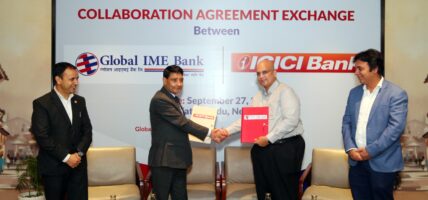 Global IME Bank Signs MOU with ICICI Bank Canada to Facilitate Seamless Banking for Nepali immigrants moving to Canada