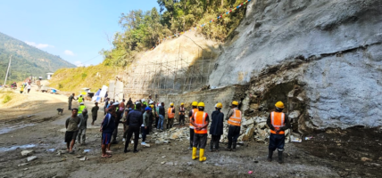 २२.५ मेगावाटको तल्लो बलेफी खोला जलविद्युतको सुरुङ निर्माण तीव्र