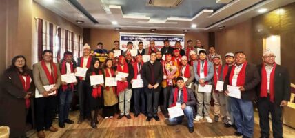 राजेन्द्र सापकोटाको नेतृत्वमा एमालेनिकट नेपाल राष्ट्रिय पर्यटन व्यवसायी संगठन