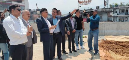 ‘जेठ अन्त्यसम्ममा ग्वार्काेमा निर्माणाधिन फ्लाईओभर बनिसक्ने र गाडी गुड्ने’