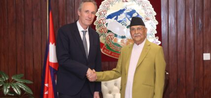 प्रधानमन्त्री र विश्व बैंकका दक्षिण एसिया उपाध्यक्ष रायसरबीच भेटघाट