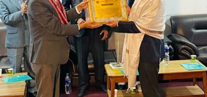 सरकारद्धारा उद्योगी राठीलाई लाइफटाइम अचिभमेन्ट अवार्ड प्रदान