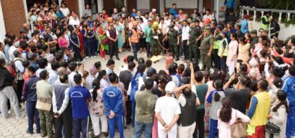 काठमाडौंमा विपद प्रतिकार्य कृतिम घटना व्यवस्थापन अभ्यास
