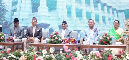 भाटभटेनी सुपर मार्केटको सहयोगमा निर्मित शिक्षण अस्पतालको भवन हस्तान्तरण