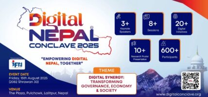 The fourth edition of the ‘Digital Nepal Conclave’ will take place on 30th of Shrawan, with Google also participating.