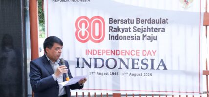 Flag Hoisting Ceremony Marks 80th Anniversary of Indonesian Independence in Nepal, Honorary Consul Dhakal Highlights Growing Bilateral Ties