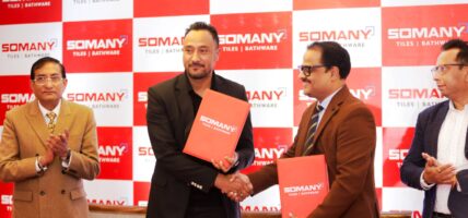 सोमानी सेरामिक्सको ब्रान्ड एम्वेस्डरमा पारस खड्का नियुक्त
