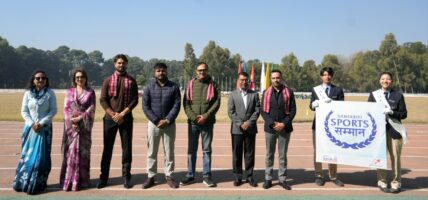 क्रिकेटर गुलशन झा संस्कृति स्पोर्ट्स सम्मानद्वारा सम्मानित