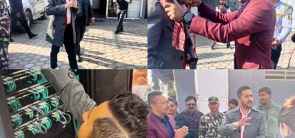 मन्त्री खरेलद्वारा एनसेलको पोखरा डाटा सेन्टर अवलोकन, भोल्टे क्षमता अभिवृद्धि परियोजनाको उद्घाटन
