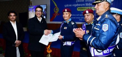 नाइमा र उपत्यका ट्राफिक प्रहरीबीच सम्झौताः नियमित तालिम प्रदान गर्ने पाँच वर्षे रणनीतिक समझदारी