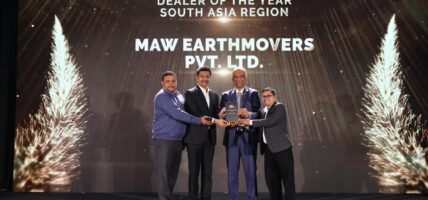 MAW Earthmovers Wins “Dealer of the Year- South Asia Region” for 4th Consecutive Year