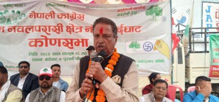पश्चिम नवलपरासीको एक स्वरः विनोद चौधरी उम्मेदवार पाउनु गर्वको विषय