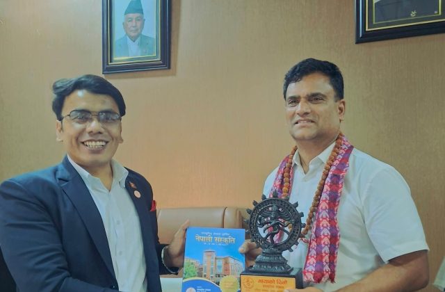 नेपालको सांस्कृतिक पर्यटन प्रवर्द्धनका लागि एनआरएन र सांस्कृतिक संस्थानबीच छलफल