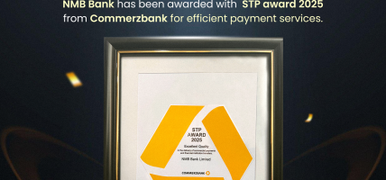 NMB Bank Wins Prestigious STP Award 2025 from Commerz bank