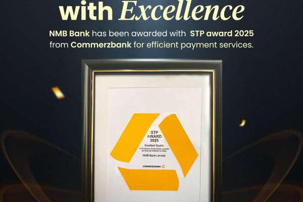 NMB Bank Wins Prestigious STP Award 2025 from Commerz bank