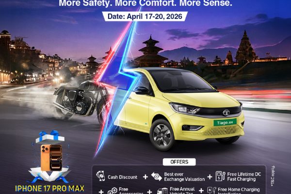 बाइक-स्कुटर साटेर टियागो इभि चढ्ने मौका : टाटा मोटर्सको ‘स्विच टु टियागो इभी’एक्सचेन्ज क्याम्प