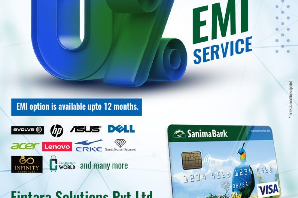 Sanima Bank Partners with Fintara Solution for 0% EMI Facility