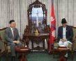 सभामुख अर्यालसँग चिनियाँ राजदूतको भेट
