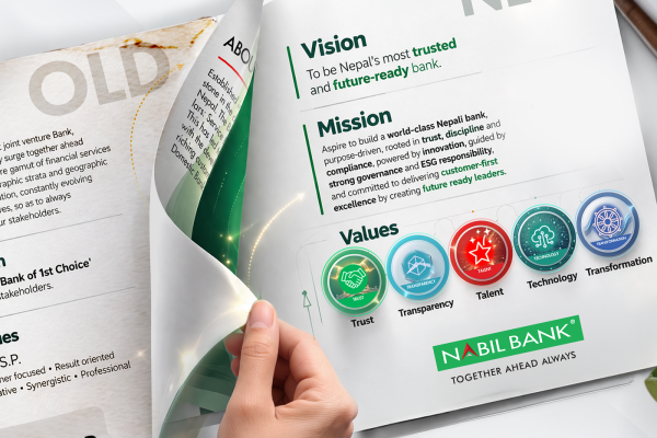 नयाँ उद्देश्य, लक्ष्य र मूल्य मान्यताका साथ अघि बढ्दै नबिल बैंक नयाँ उद्देश्य, लक्ष्य र मूल्य मान्यताका साथ अघि बढ्दै नबिल बैंक