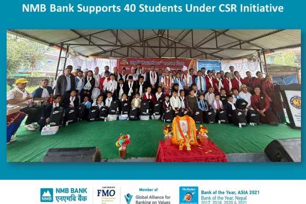 NMB Bank Supports 40 Students under CSR Initiative