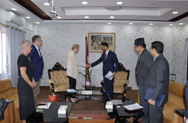 नेपालको प्राथमिकताको क्षेत्रमा सहयोग गर्न इयूको चासो