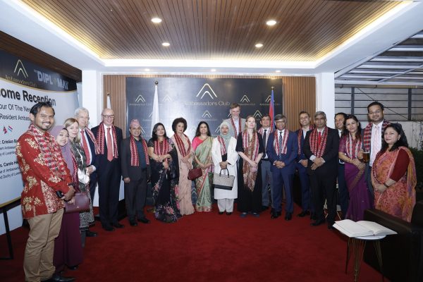 Reception in honor of newly appointed non-resident ambassador at Ambassadors Club, Kathmandu