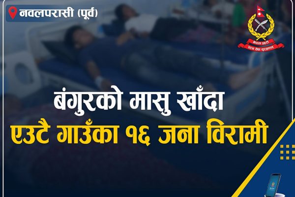 भोजमा बंगुरको मासु खाँदा नवलपरासीमा एउटै गाउँका १६ जना बिरामी
