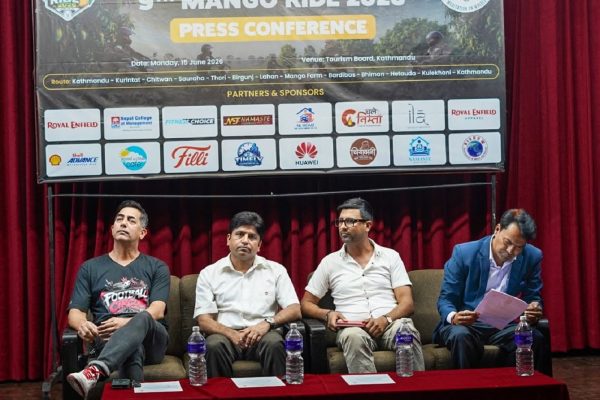 ‘म्याङ्गो राइड’ को नवौं संस्करण असार ५ देखि सञ्चालन हुने, मोटरसाइकल यात्रामार्फत पर्यटन र कृषि प्रवर्द्धन गरिँदै ‘म्याङ्गो राइड’ को नवौं संस्करण असार ५ देखि सञ्चालन हुने, मोटरसाइकल यात्रामार्फत पर्यटन र कृषि प्रवर्द्धन गरिँदै
