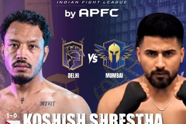 Nepali MMA Fighter Koshish Shrestha to Represent Delhi Team in India’s International Fight League