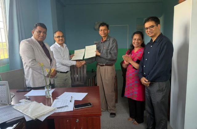 एनसी ऐग्रो टेक ईन्डष्ट्रिज र त्रिवि जैविक प्रविधि विभागबीच कृषि उद्योगको विकास र नवप्रवर्तनसम्बन्धी सम्झौता