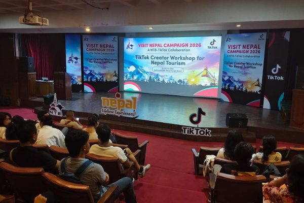 पर्यटन बोर्डद्वारा टिकटकसँगको सहकार्यमा पर्यटन प्रवर्द्धन गर्न कन्टेन्ट क्रिएशन कार्यशाला शृंखला सुरुवात पर्यटन बोर्डद्वारा टिकटकसँगको सहकार्यमा पर्यटन प्रवर्द्धन गर्न कन्टेन्ट क्रिएशन कार्यशाला शृंखला सुरुवात