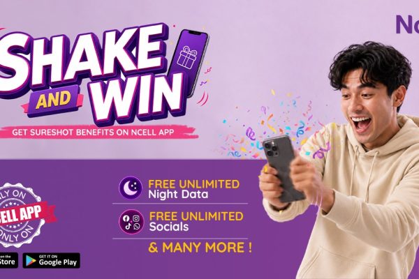 Ncell launches ‘Shake and Win’, surprise rewards to customers Ncell launches ‘Shake and Win’, surprise rewards to customers