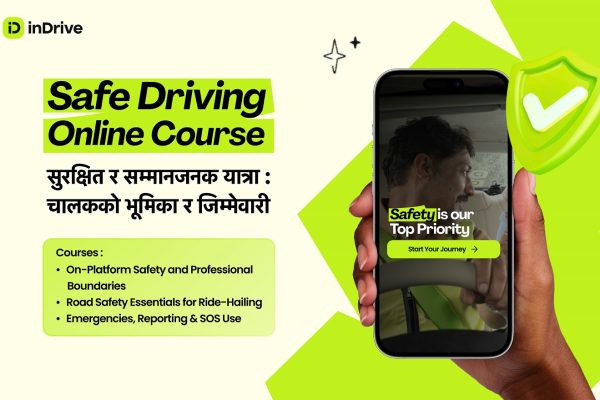inDrive Nepal Launches Safe Driving Online Course to Empower Driver Partners
