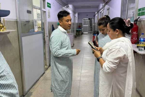 त्रिपुरेश्वरमा आत्मदाह प्रयास गरेका गणेश नेपालीलाई उपचारका लागि तत्काल भारत नलैजाने