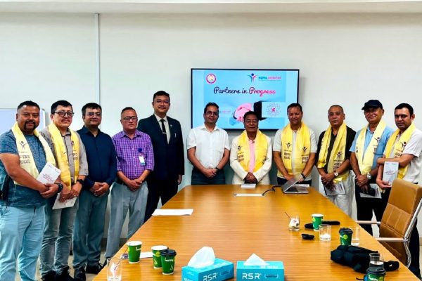 नेपाल मेडिसिटी र ललितपुर चेम्बर अफ कमर्सबीच स्वास्थ्य सेवामा सहकार्य गर्न दुई वर्षे समझदारी नेपाल मेडिसिटी र ललितपुर चेम्बर अफ कमर्सबीच स्वास्थ्य सेवामा सहकार्य गर्न दुई वर्षे समझदारी